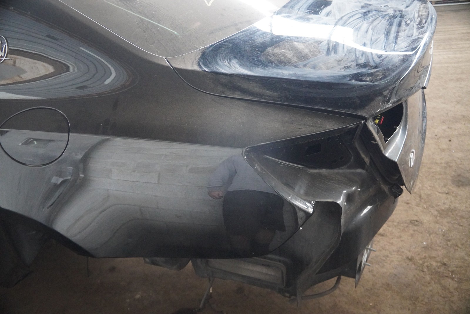 Rear Left Quarter Panel Body Structural Cut Maserati Quattroporte M156 2016