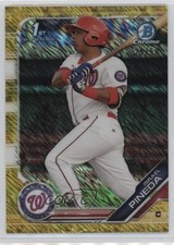 2019 Bowman Chrome Prospects Gold Shimmer Refractor 29/50 Israel Pineda 19jh