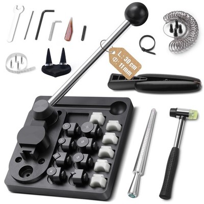 Xiiw 12 In 1 Ring Bender Bending Tool For Spoon Rings Upgraded Jewelry Making