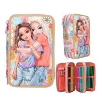 Depesche - Topmodel 3-FACH Federtasche Girl Power GefÜLlt Neu Ovp