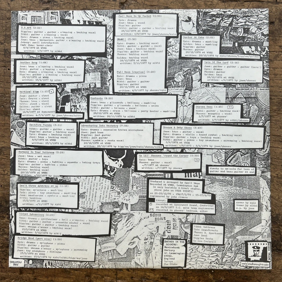 LP Swell Maps - A Trip To Marineville + 1 Disc 45 RPM - Rough 2 - 1979 New Wave - Image 3 of 4