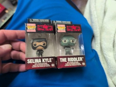  New Funko Pocket POP! Keychain Set Of 2 - The Riddler, Selina Kyle New 