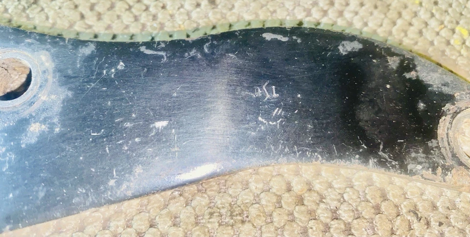 1969 396 Chevy lower DSL alternator bracket with smog ring GM Original - Image 2 of 3