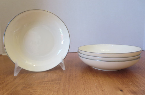 SPECIAL LISTING FOR CATHY  7-LENOX "OLYMPIA PLATINUM" 5 1/2" Berry Bowls