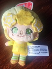 New Lemon Meringue Strawberry Shortcake Plush Backpack Clip Chee Bee Ages 3 S25