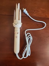 PretiHom Hair Curling Iron Electric Corded Plug In Pink Bear Face, Model