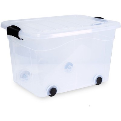 Aufbewahrungsbox Aufbewahrungskiste Behälter Box Anzio 20 l mit Rollen & Deckel