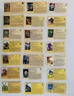 Vintage TMNT Playmates Clip & Collect Cards Lot 21 Ace Duck Panda Khan Fugitoid