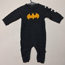 Infant BATMAN Romper size 3-6 Months with Bat Symbol on Chest