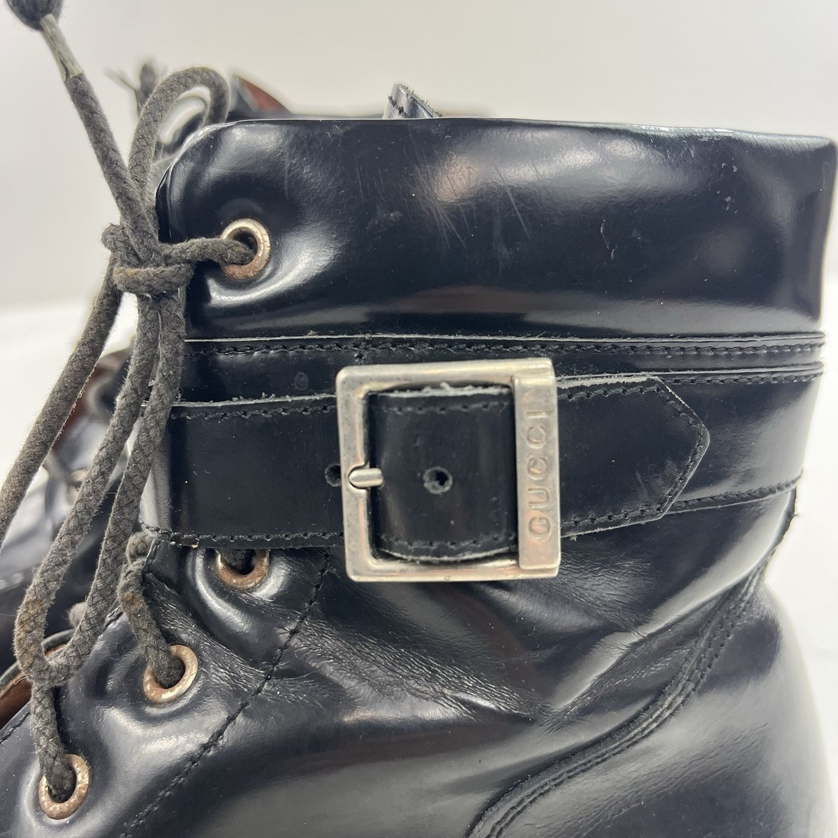 Vintage Gucci Black Leather 