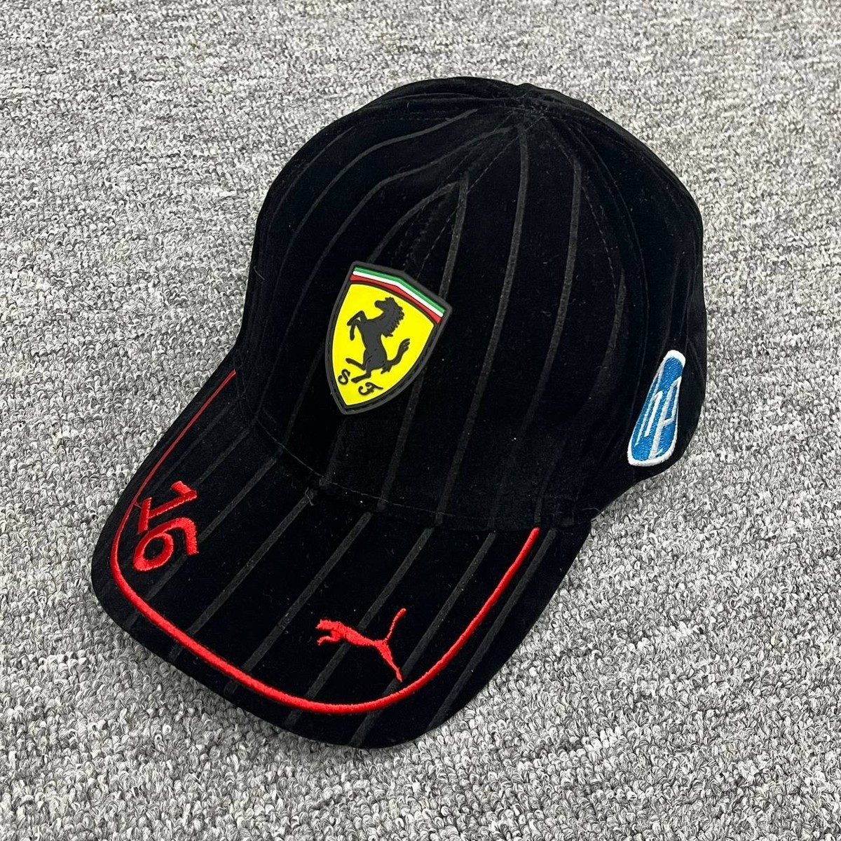 Scuderia Ferrari F1 Black Cap Hat Charles Leclerc Miami GP 2026