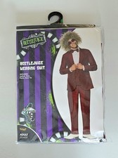 Beetlejuice Wedding Costume for Men - Size L - Like New 
