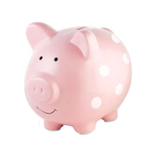 Ceramic Piggy Bank Baby Girl Nursery D cor Money Bank For Kids Baby Keeps