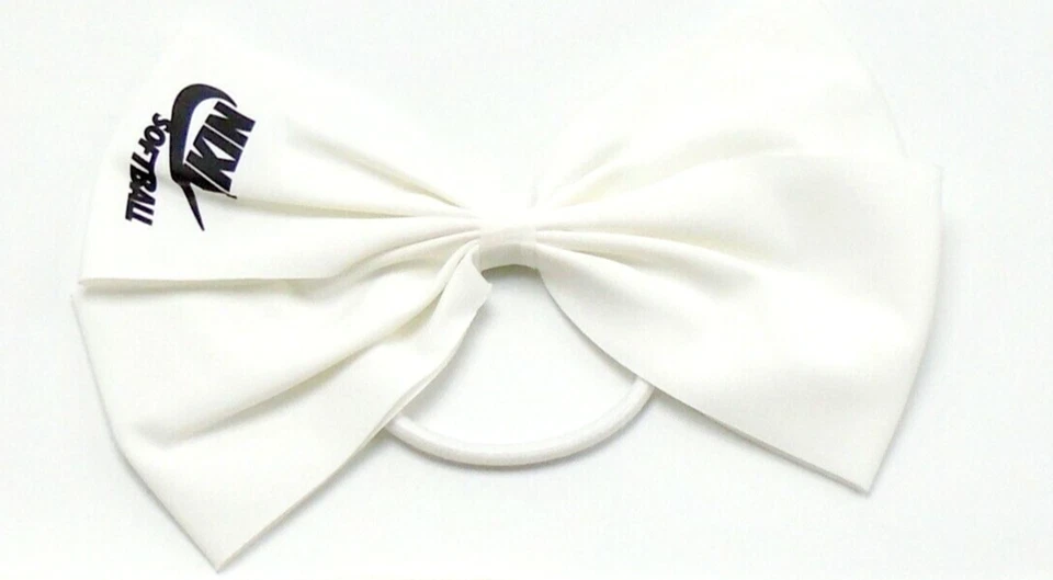 Nike Game Ready Ponytail Holder Bow Set Headband Softball Team - Image 2 of 4