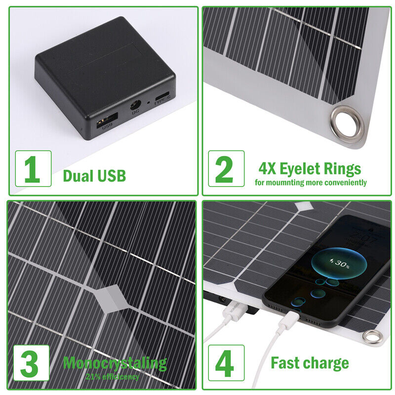 6000W Solar Panel Kit Solar Power Inverter Generator 100A Home 220V Grid System - Picture 93 of 512