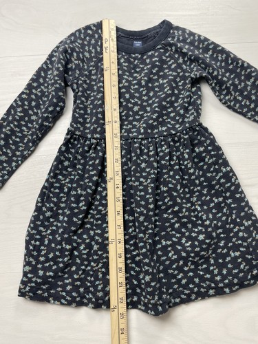 Baby Gap Girls Long Sleeve Black Dress Size 5 - Picture 4 of 5