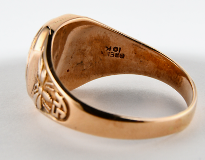 Vintage 1954 10K Yellow Gold Versailles High School Class Ring