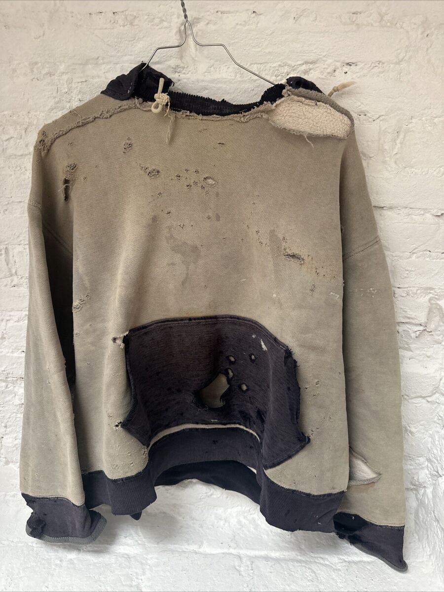 Vintage Afterhood 2 Tone Sweat 1940s Double Face Rare After Vintage Afterhood 2 Tone Sweat 1940s Double Face Rare After