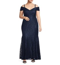 R M RICHARDS NWOT Off the Shoulder Fishtail Evening Gown 179
