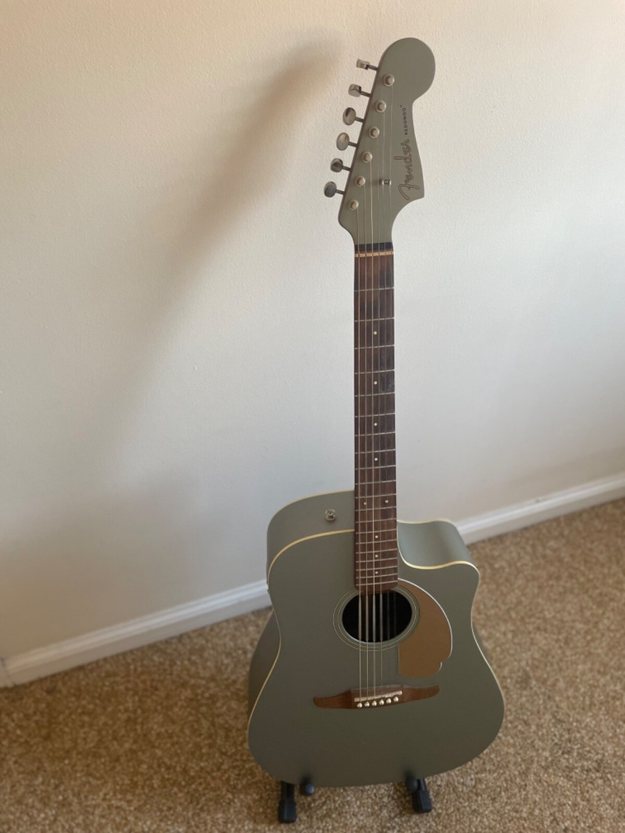 Fender Redondo Electro Acoustic Guitar in Grey. Used | eBay UK