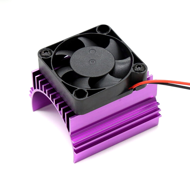 Motor Heatsink w/ Cooling Fan 40x40mm for Brushless Motor 4074