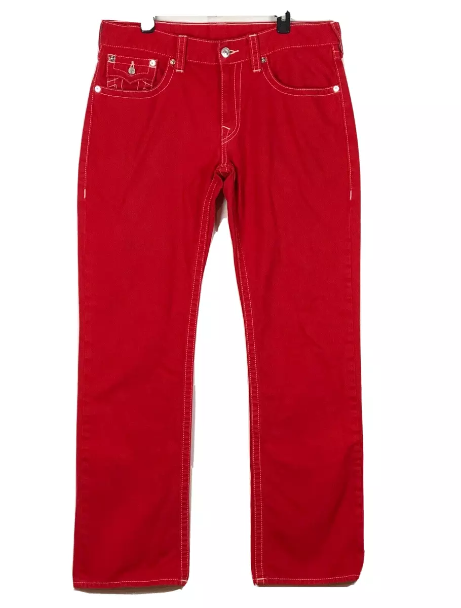 Men's Red Jeans