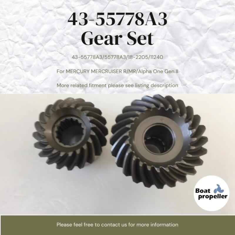 Upper Gear Set 43-55778A3 18-2205 11240 For Mercruiser R/MR/Alpha