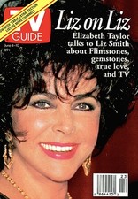 TV Guide 1994 Elizabeth Taylor #2149 Flintstones Marilyn Monroe Ad NBA Shaquille