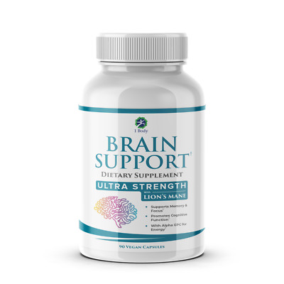 1 Body Brain Support Supplement - Support Healthy Brain Function Boost Focus