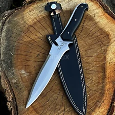 Handmade Resident Evil 4 Jack Krauser's Replica Movie RE4 Spring Steel Knife