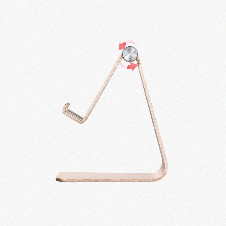 Suporte de mesa ajustável para celular tablet mesa alumínio metal universal - Imagem 3 de 4