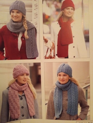 Crochet Hat Scarves Crochet Patterns Book Caps Snow Hat Crochet Pattern - Picture 2 of 2