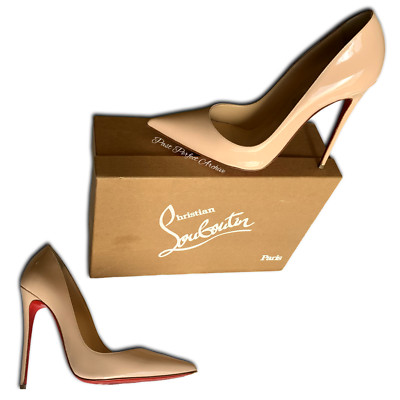 Christian Louboutin So Kate Ballerina 120mm Patent Leather Red