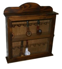 Portapipe vetrina 16 posti rastrelliera espositore per pipa poggia pipe 