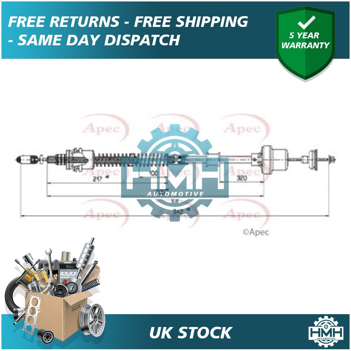 Fits MG ZR 2001-2005 Rover 25 2003-2005 1.1 1.4 1.6 Clutch Cable