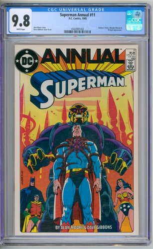 Superman Annual 11 CGC Graded 9.8 NM/MT Alan Moore DC Comics 1985