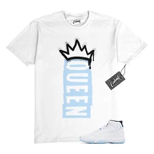 11 Legend Blue 2024 Black White T Shirt to Match Q1 Jordan