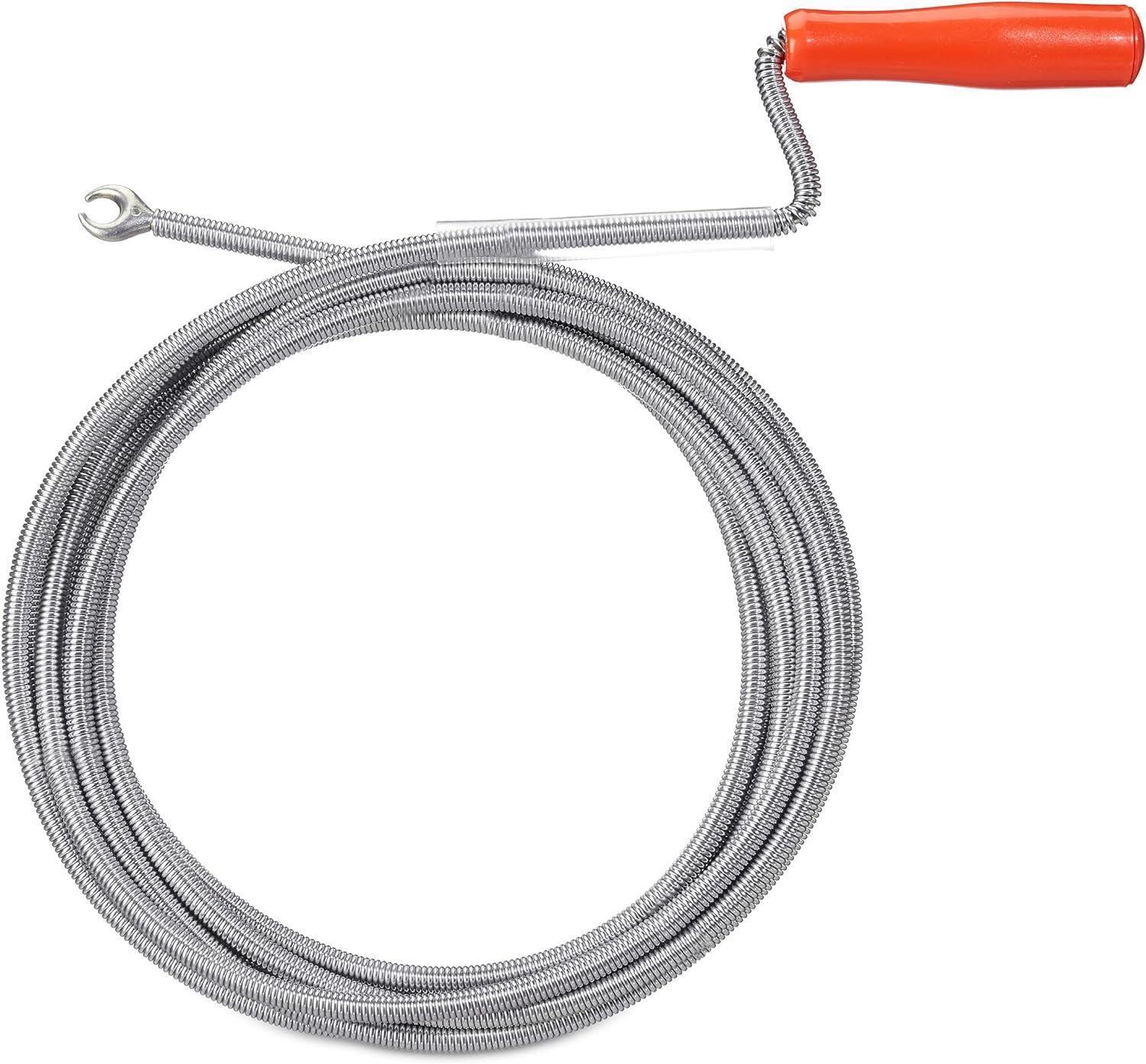 5M Drain Unblocker Flexible Rod Auger Snake Pipe Cleaner Plumbing Tool