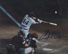 CASEY MCGEHEE MILWAUKEE BREWERS   SIGNED AUTOGRAPHED 8X10 PHOTO W/ COA