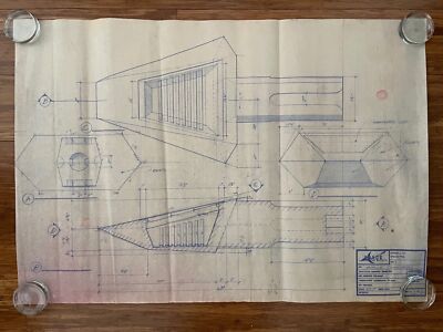 Space Above and Beyond Sci-Fi T.V. Series Episode Blue Prints Lot of 10 #F