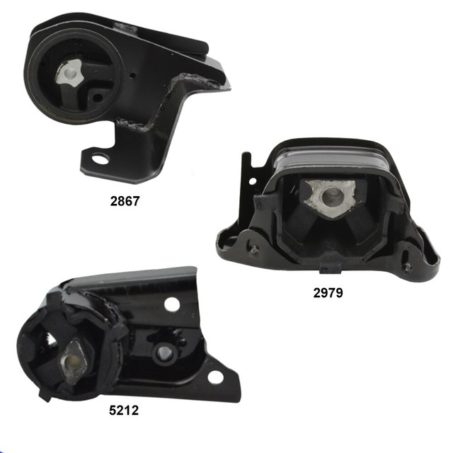 Engine & Trans Mounts Set 3PCS For Dodge Neon, Stratus, Plymouth Neon 2
