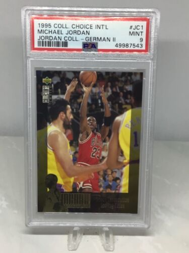 1995 CC International German Jordan Collection #JC1 Michael Jordan PSA 9 Top Pop
