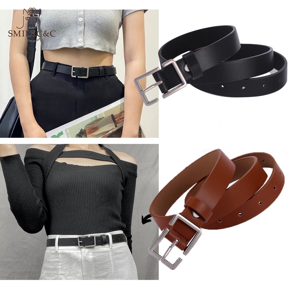 4152 Women\'s Casual Leather Square Buckle – Stylish Jeans & Dress Belt LEVIS Womens Casual Leather Belt With Square Buckle Botswana  main image 4