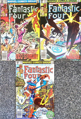 FANTASTIC FOUR. NUMBER'S 223, 226-228. 1. SERIE. (3 HEFTE 1980-1981 LOT).