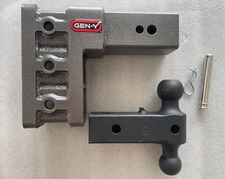 GEN-Y GH-1713 MEGA-Duty Adjustable 6" Drop Hitch 3" Receiver 32k Towing
