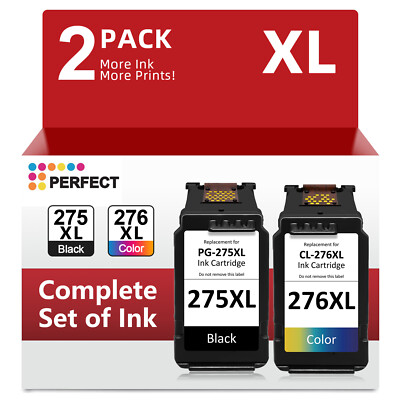 PG-275XL CL-276XL Ink Cartridges for Canon PIXMA TS3500 TS3522 TR4700 TS3722 
