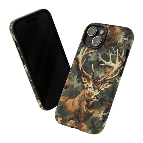 Elk Deer Hunting Buck Tree Camo Phone Case for iPhone, Samsung Galaxy, Pixel - 第 56/119 張圖片
