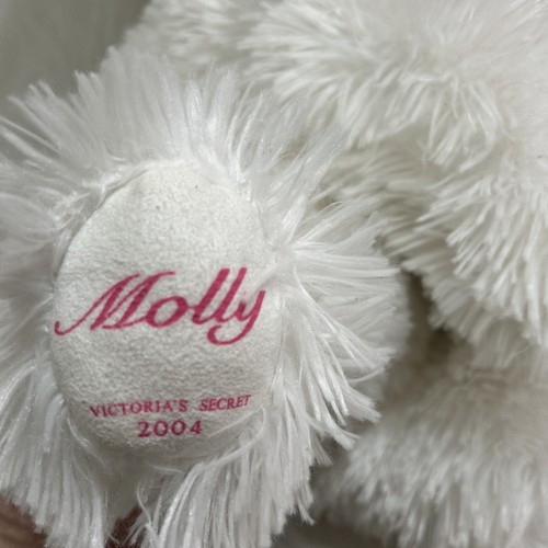Lote de Peluche Victoria's Secret Rosa Perro y Molly 2004 Plus 2 Bolsas de Compras de Papel - Imagen 8 de 11