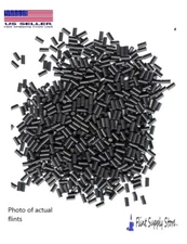 100 lighter flints Black replacement for fluid/gas lighters new Ships from USA