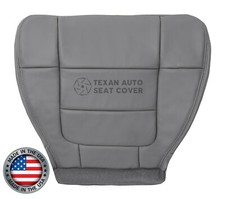 2001 2002 Ford F150 Lariat Extended Cab Driver Bottom Leather Seat Cover Gray 2001 2002 Ford F150 Lariat Extended Cab Driver Bottom Leather Seat Cover Gray